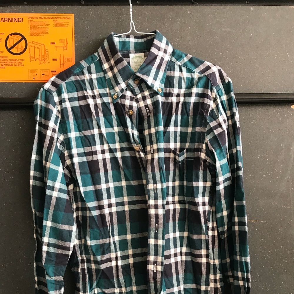 Checkered Brooks Brothers Button Down